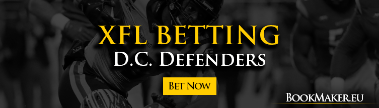 DC Defenders XFL Online Betting